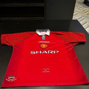 Retro 1996/1997 Manchester United Umbro Home Jersey